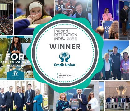 Three in a Row as Credit Unions top the Ireland Reputation Index 2025